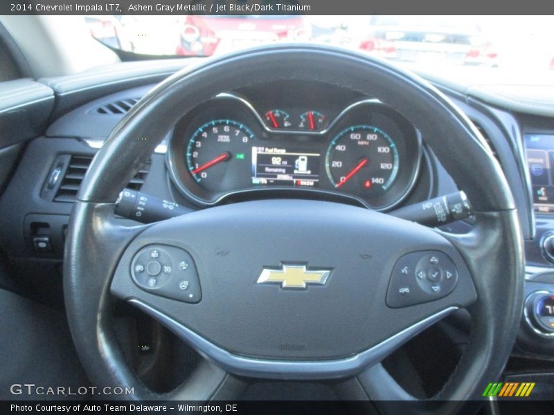 Ashen Gray Metallic / Jet Black/Dark Titanium 2014 Chevrolet Impala LTZ