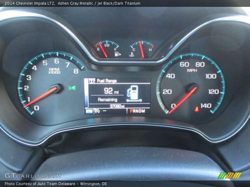 Ashen Gray Metallic / Jet Black/Dark Titanium 2014 Chevrolet Impala LTZ