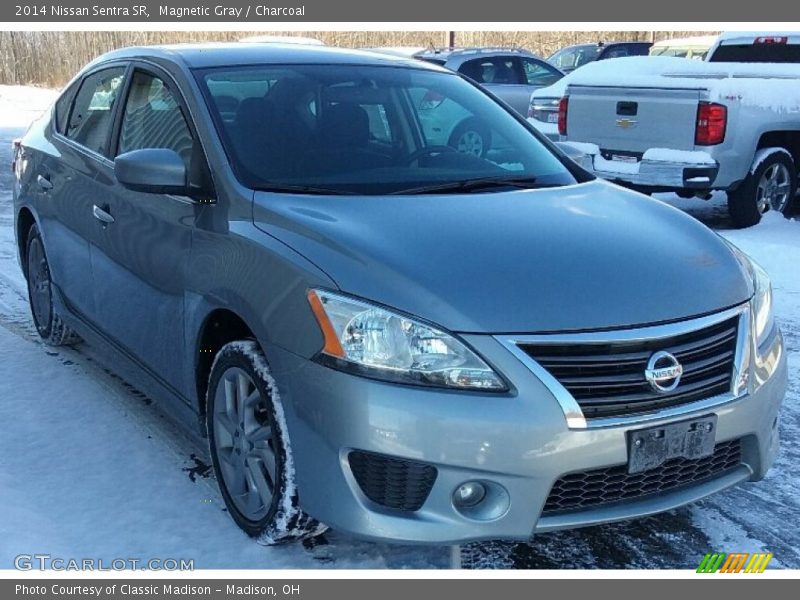 Magnetic Gray / Charcoal 2014 Nissan Sentra SR