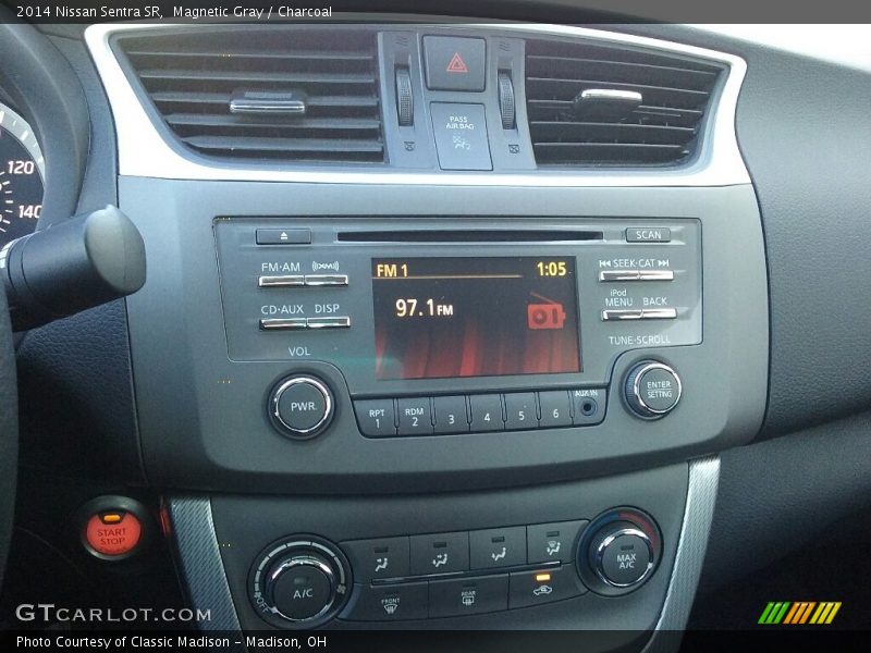 Magnetic Gray / Charcoal 2014 Nissan Sentra SR