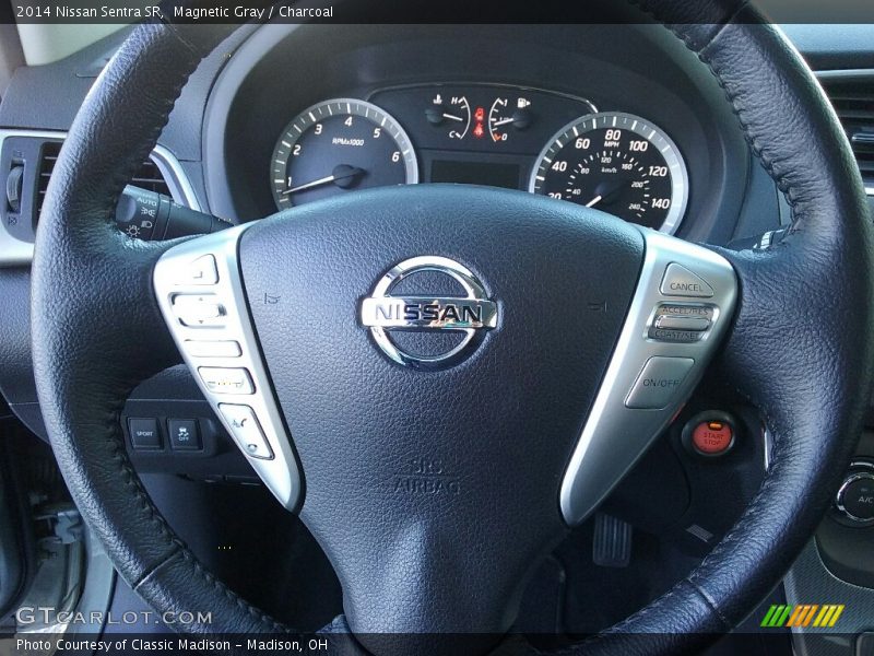 Magnetic Gray / Charcoal 2014 Nissan Sentra SR