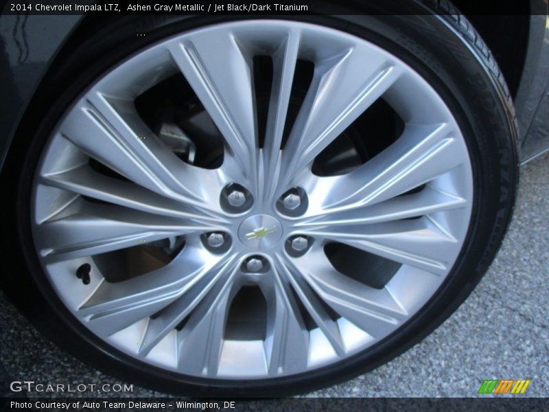 Ashen Gray Metallic / Jet Black/Dark Titanium 2014 Chevrolet Impala LTZ