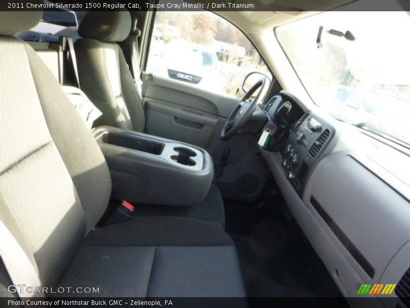 Taupe Gray Metallic / Dark Titanium 2011 Chevrolet Silverado 1500 Regular Cab