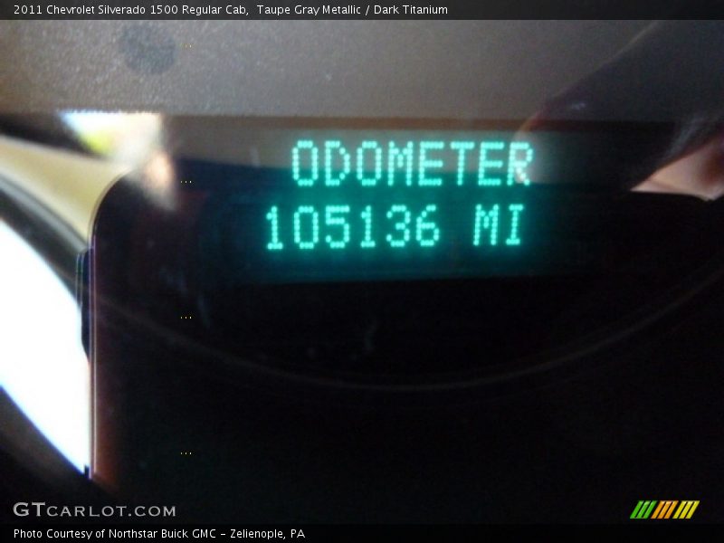 Taupe Gray Metallic / Dark Titanium 2011 Chevrolet Silverado 1500 Regular Cab