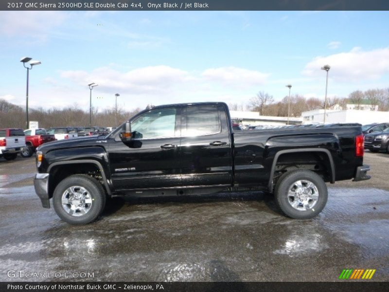 Onyx Black / Jet Black 2017 GMC Sierra 2500HD SLE Double Cab 4x4