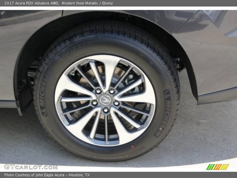 Modern Steel Metallic / Ebony 2017 Acura RDX Advance AWD