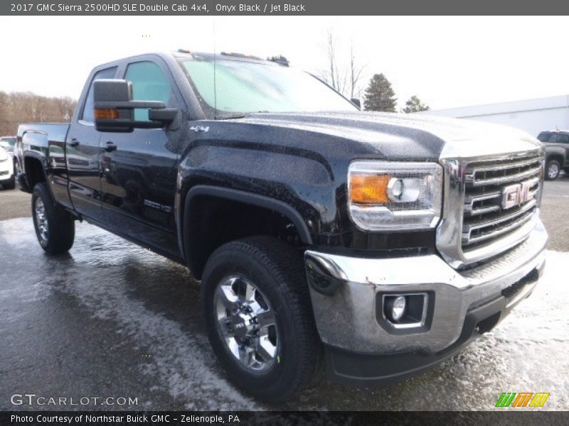 Onyx Black / Jet Black 2017 GMC Sierra 2500HD SLE Double Cab 4x4
