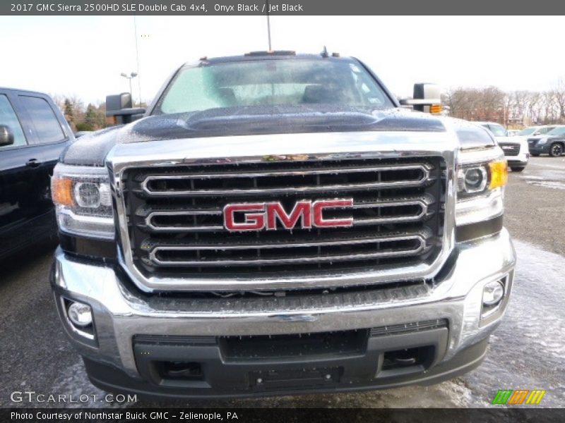 Onyx Black / Jet Black 2017 GMC Sierra 2500HD SLE Double Cab 4x4