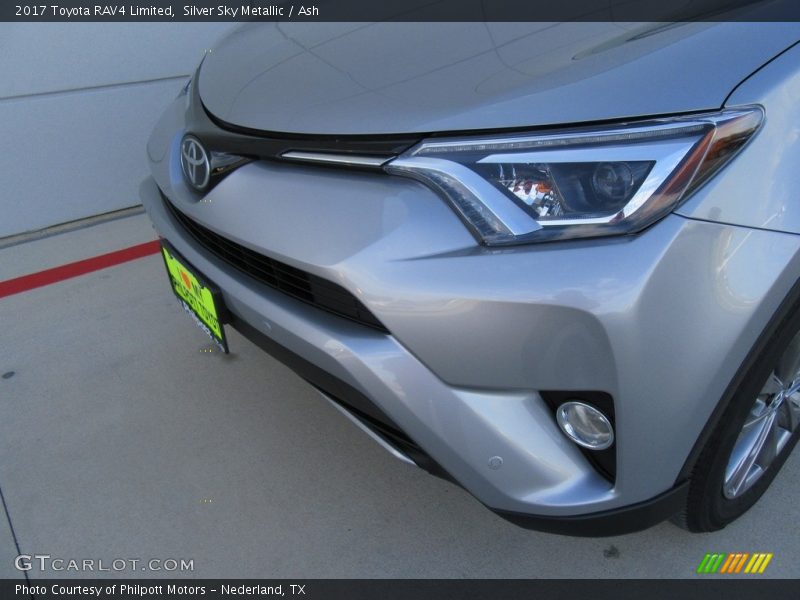 Silver Sky Metallic / Ash 2017 Toyota RAV4 Limited