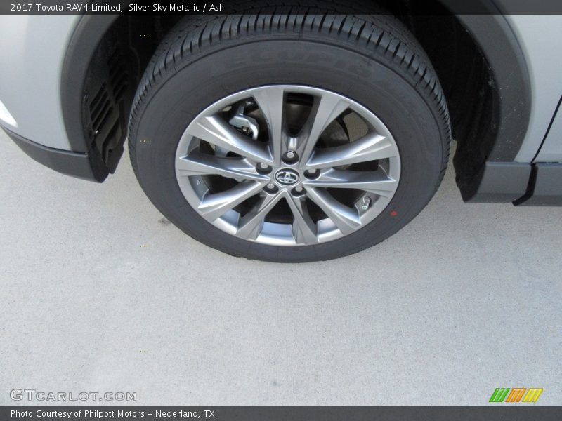 Silver Sky Metallic / Ash 2017 Toyota RAV4 Limited