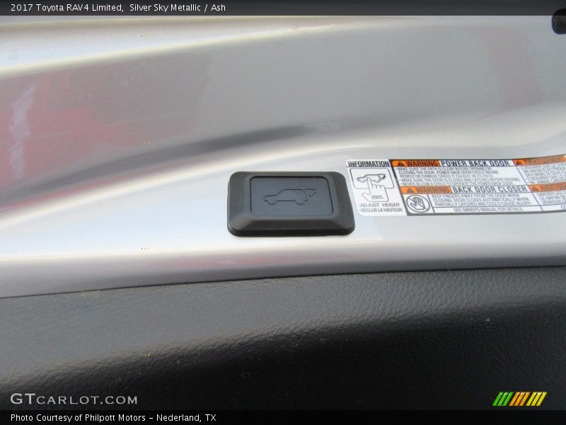 Silver Sky Metallic / Ash 2017 Toyota RAV4 Limited