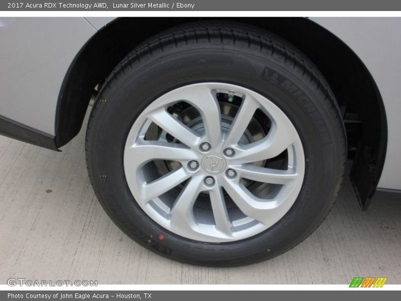 Lunar Silver Metallic / Ebony 2017 Acura RDX Technology AWD