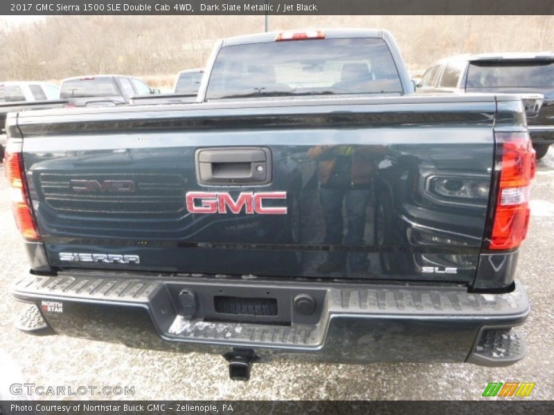 Dark Slate Metallic / Jet Black 2017 GMC Sierra 1500 SLE Double Cab 4WD
