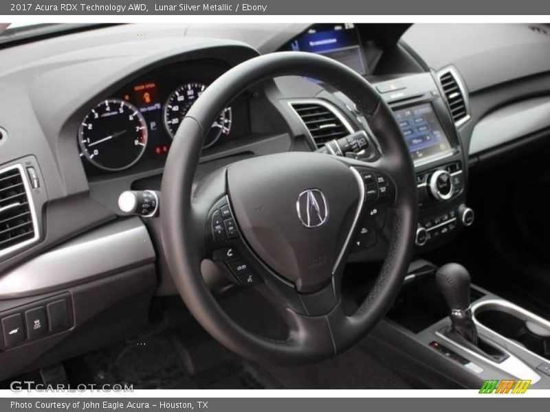 Lunar Silver Metallic / Ebony 2017 Acura RDX Technology AWD
