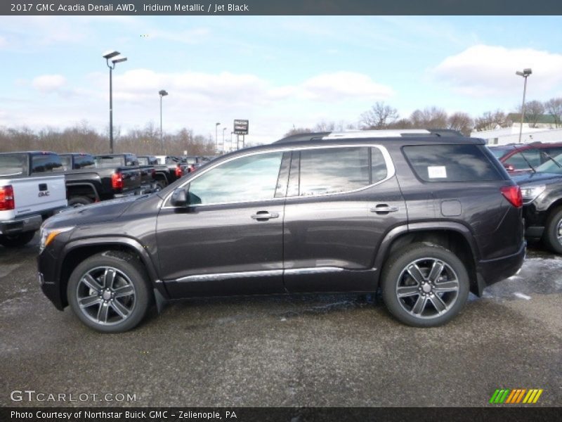 Iridium Metallic / Jet Black 2017 GMC Acadia Denali AWD