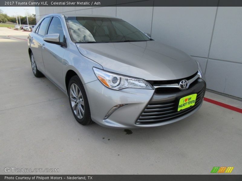 Celestial Silver Metallic / Ash 2017 Toyota Camry XLE