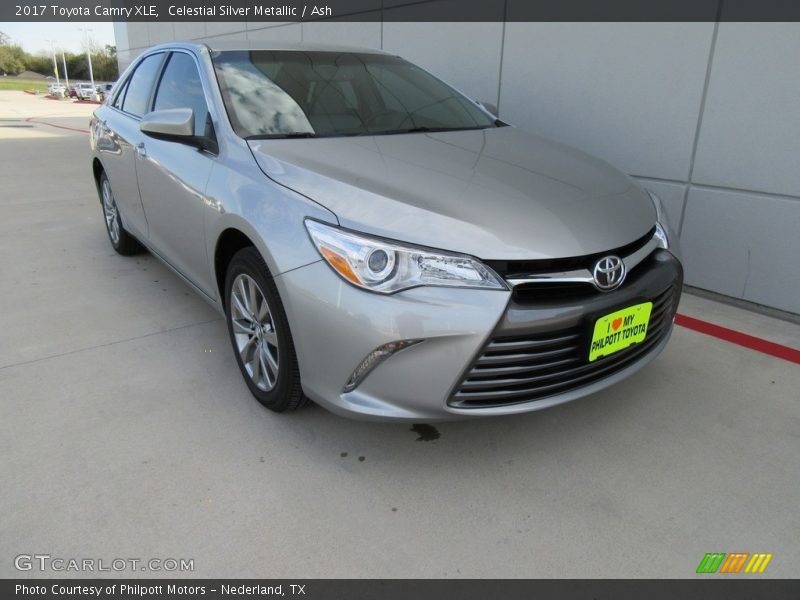 Celestial Silver Metallic / Ash 2017 Toyota Camry XLE