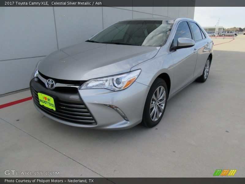 Celestial Silver Metallic / Ash 2017 Toyota Camry XLE