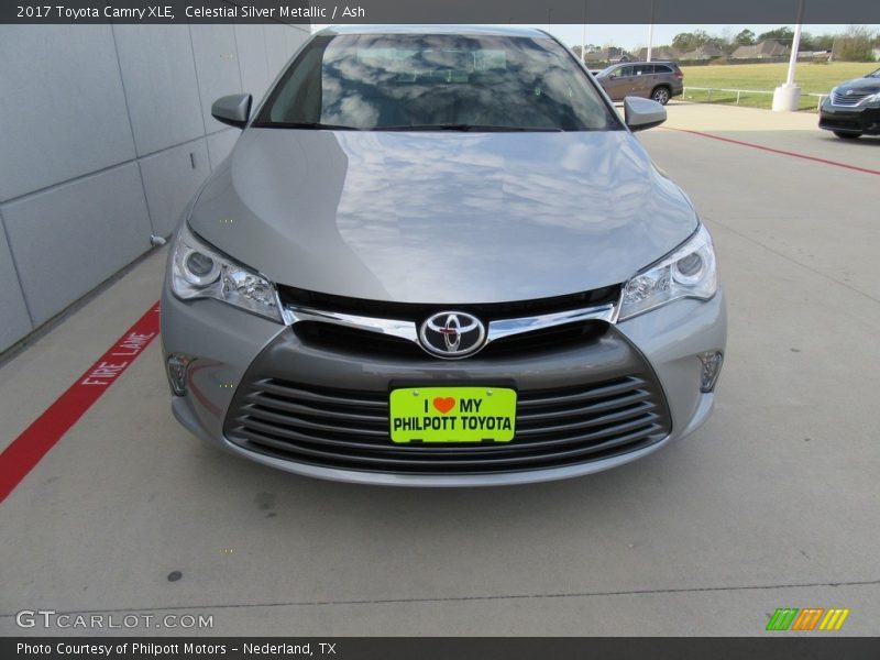 Celestial Silver Metallic / Ash 2017 Toyota Camry XLE