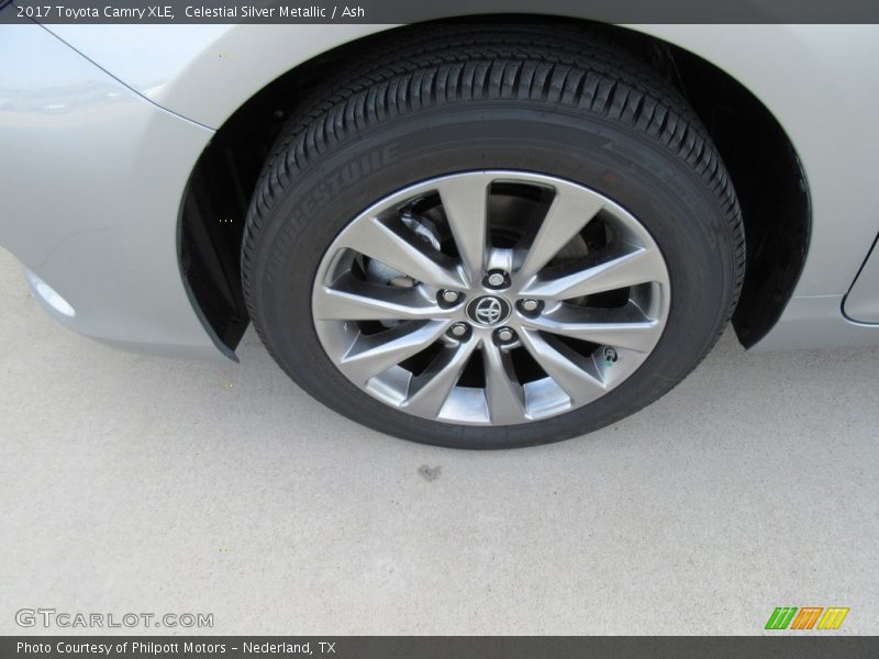 Celestial Silver Metallic / Ash 2017 Toyota Camry XLE