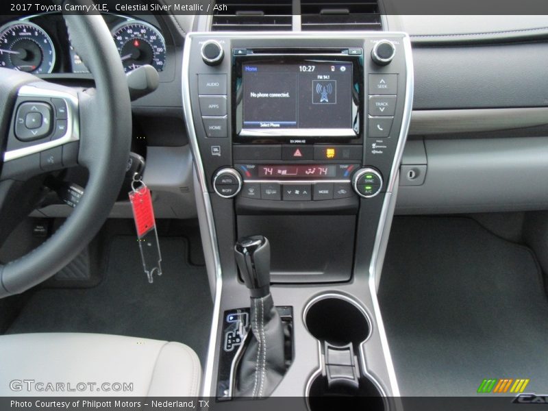 Celestial Silver Metallic / Ash 2017 Toyota Camry XLE