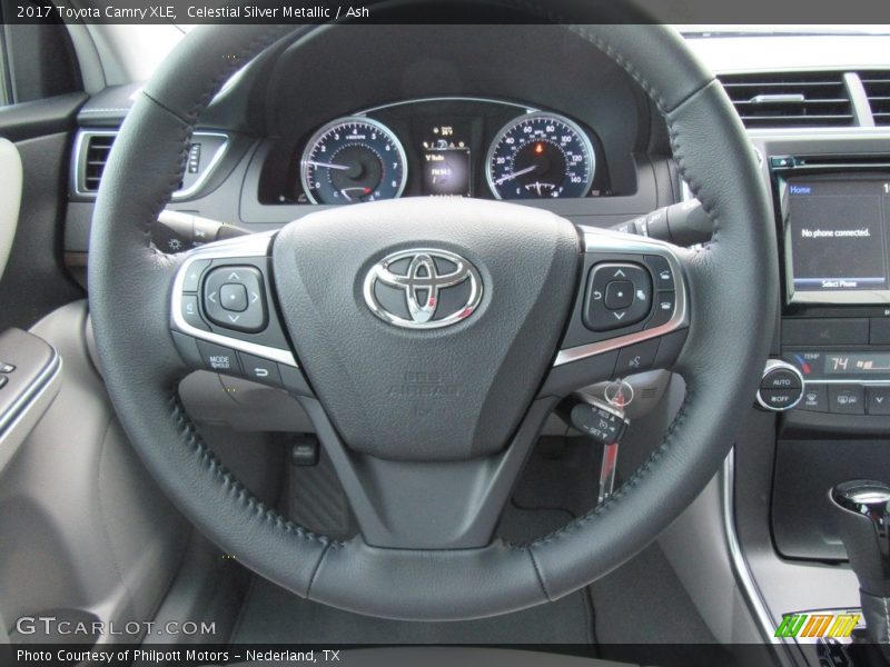 Celestial Silver Metallic / Ash 2017 Toyota Camry XLE