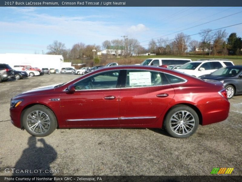 Crimson Red Tintcoat / Light Neutral 2017 Buick LaCrosse Premium