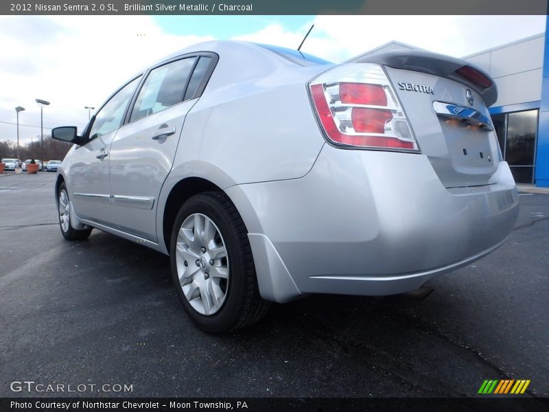 Brilliant Silver Metallic / Charcoal 2012 Nissan Sentra 2.0 SL