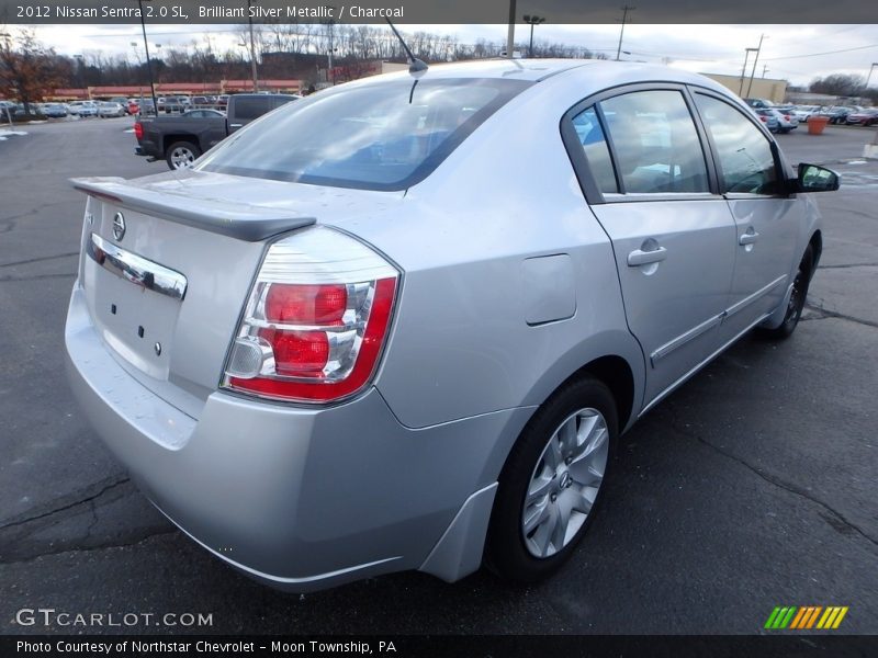 Brilliant Silver Metallic / Charcoal 2012 Nissan Sentra 2.0 SL