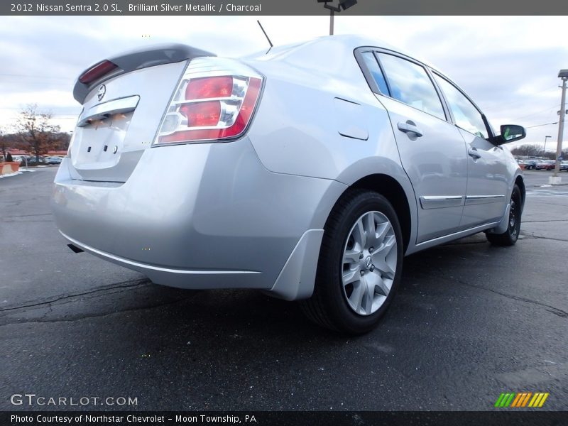 Brilliant Silver Metallic / Charcoal 2012 Nissan Sentra 2.0 SL