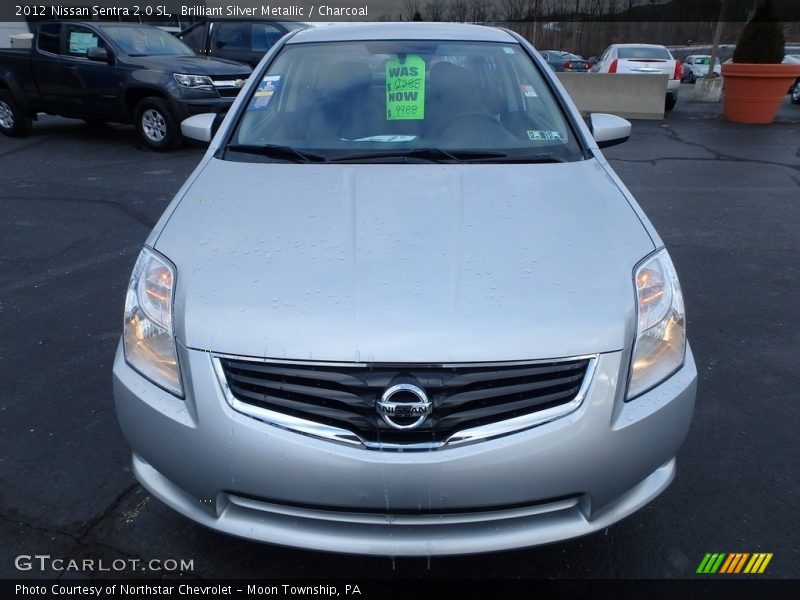 Brilliant Silver Metallic / Charcoal 2012 Nissan Sentra 2.0 SL