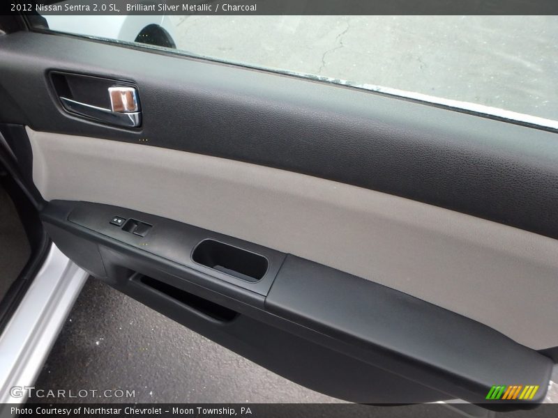 Brilliant Silver Metallic / Charcoal 2012 Nissan Sentra 2.0 SL