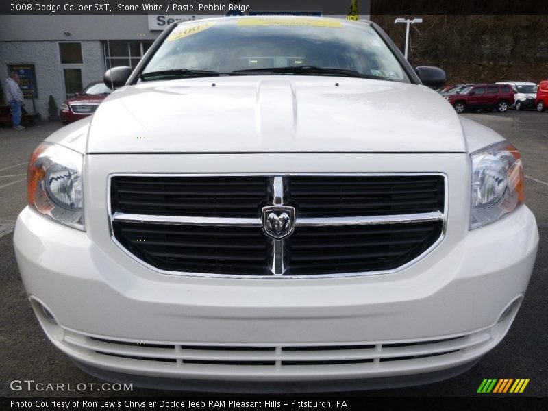 Stone White / Pastel Pebble Beige 2008 Dodge Caliber SXT