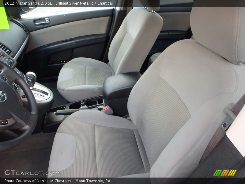 Brilliant Silver Metallic / Charcoal 2012 Nissan Sentra 2.0 SL