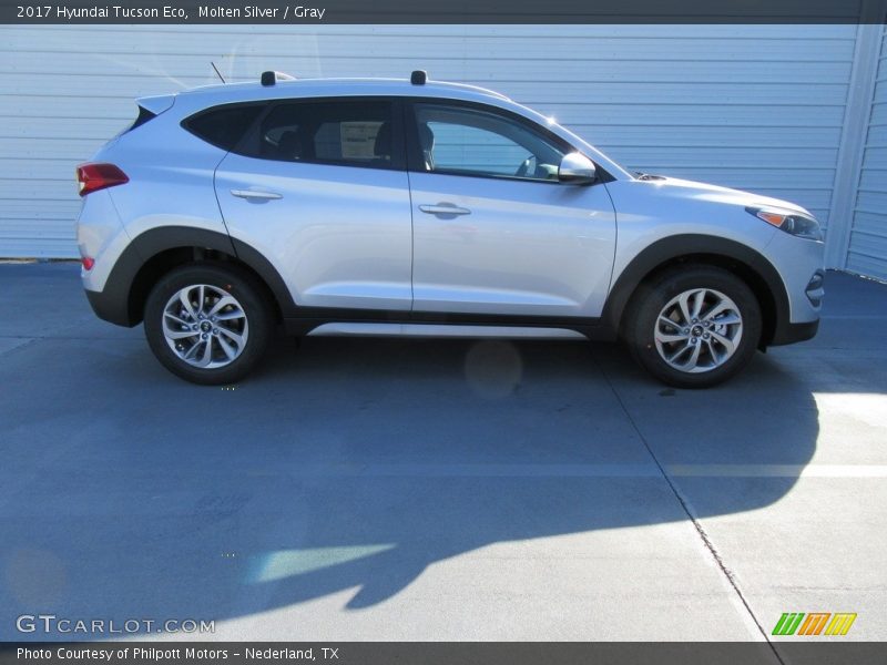 Molten Silver / Gray 2017 Hyundai Tucson Eco