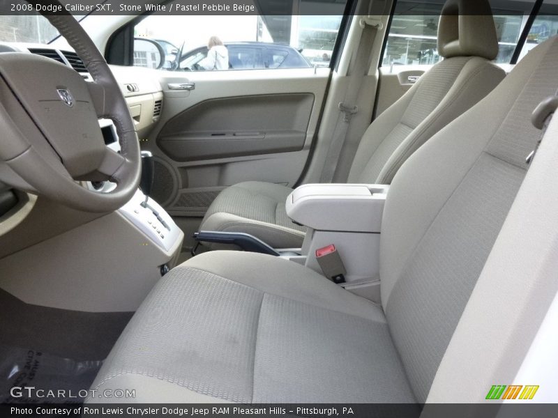 Stone White / Pastel Pebble Beige 2008 Dodge Caliber SXT
