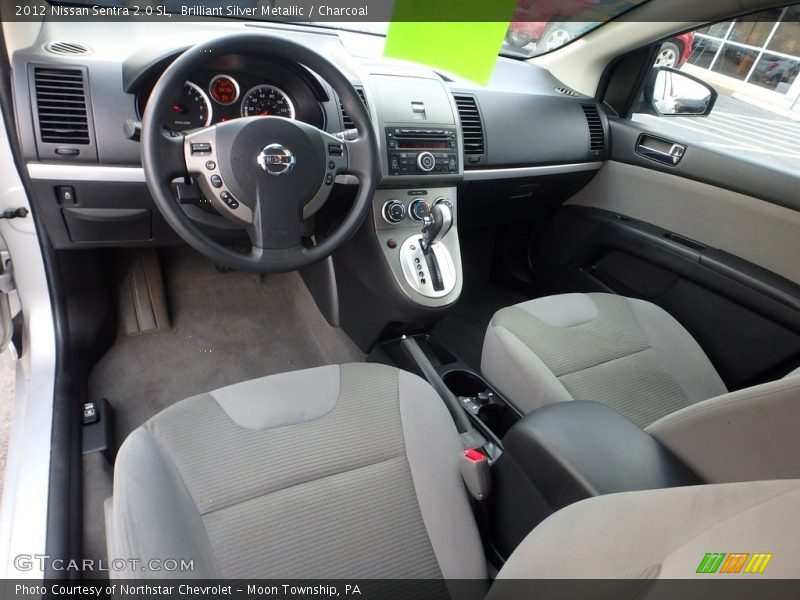 Brilliant Silver Metallic / Charcoal 2012 Nissan Sentra 2.0 SL