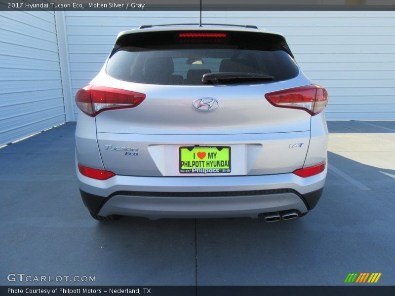 Molten Silver / Gray 2017 Hyundai Tucson Eco