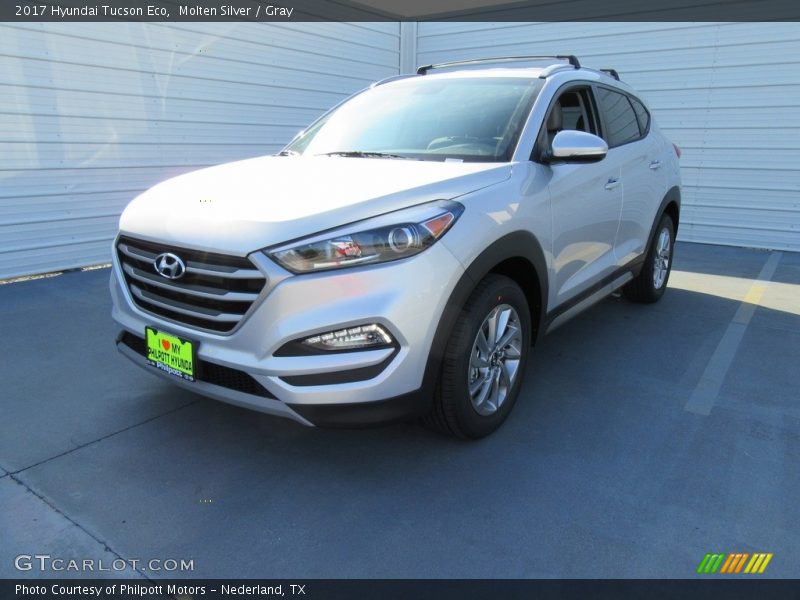 Molten Silver / Gray 2017 Hyundai Tucson Eco