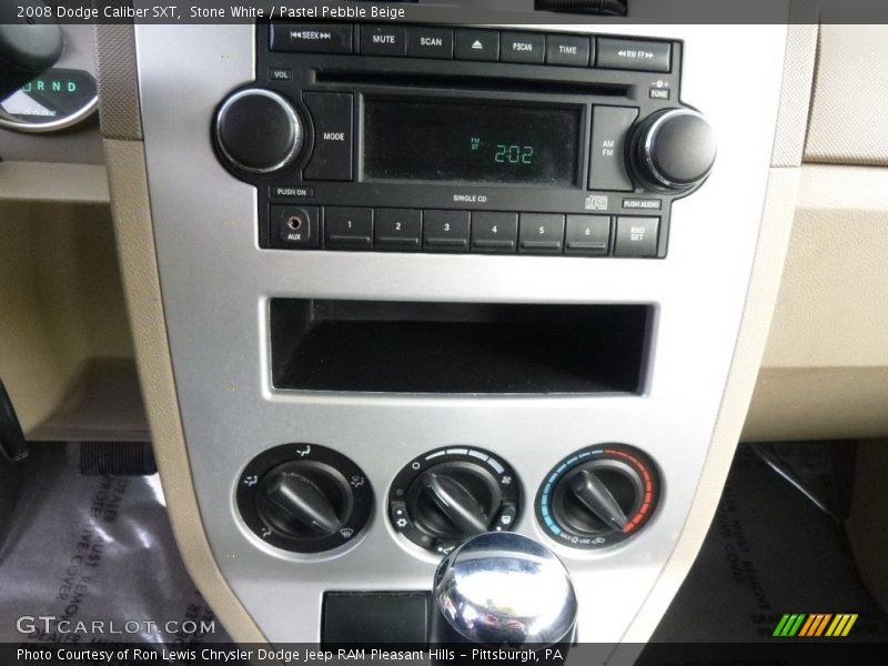Stone White / Pastel Pebble Beige 2008 Dodge Caliber SXT