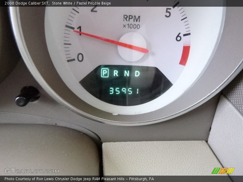 Stone White / Pastel Pebble Beige 2008 Dodge Caliber SXT