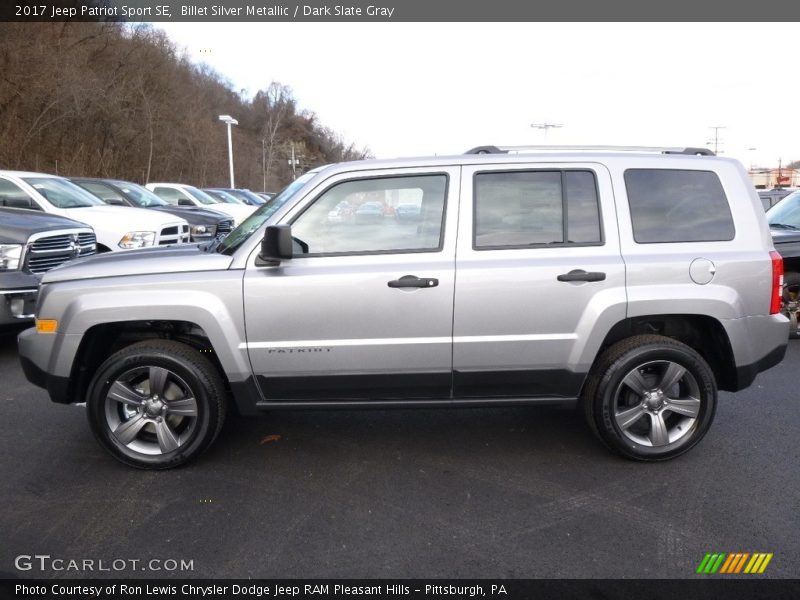Billet Silver Metallic / Dark Slate Gray 2017 Jeep Patriot Sport SE