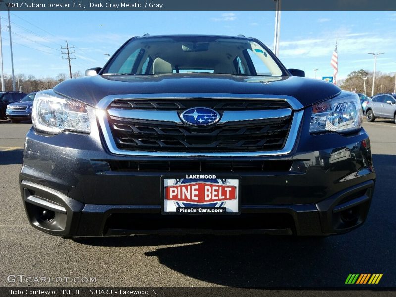 Dark Gray Metallic / Gray 2017 Subaru Forester 2.5i