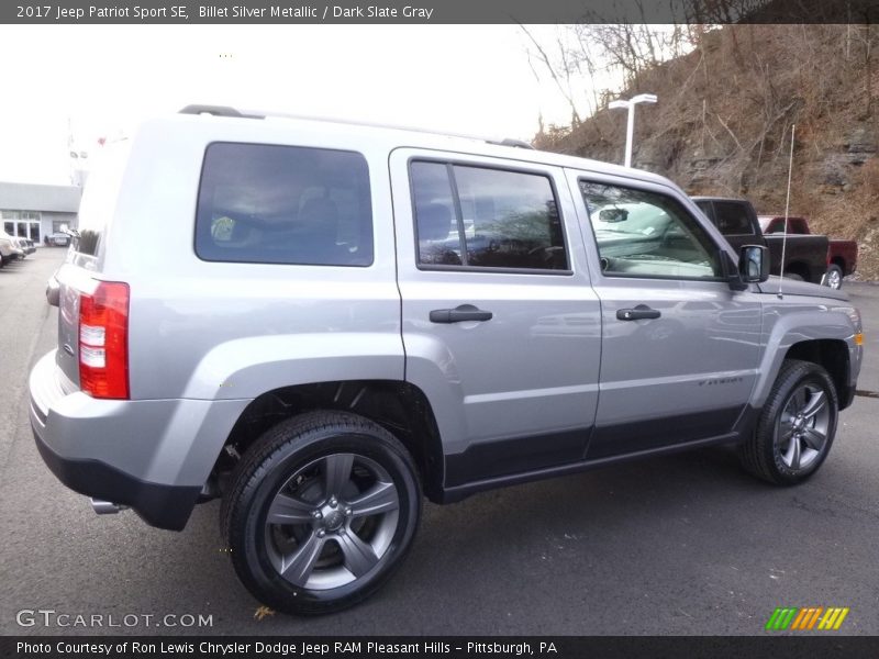 Billet Silver Metallic / Dark Slate Gray 2017 Jeep Patriot Sport SE