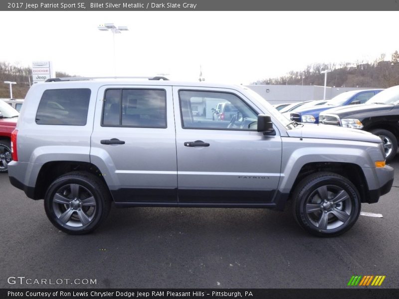 Billet Silver Metallic / Dark Slate Gray 2017 Jeep Patriot Sport SE