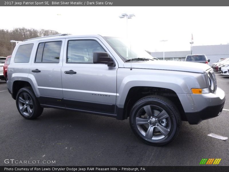 Billet Silver Metallic / Dark Slate Gray 2017 Jeep Patriot Sport SE