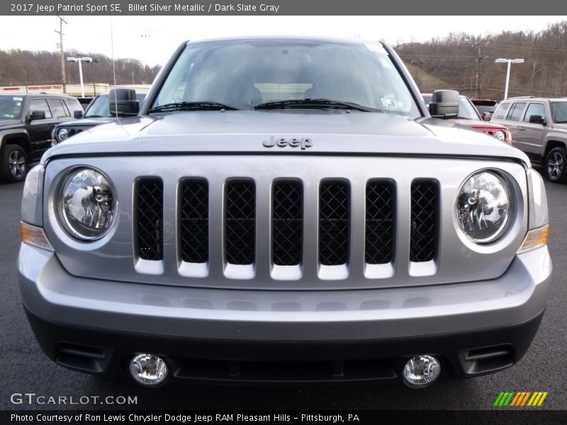 Billet Silver Metallic / Dark Slate Gray 2017 Jeep Patriot Sport SE