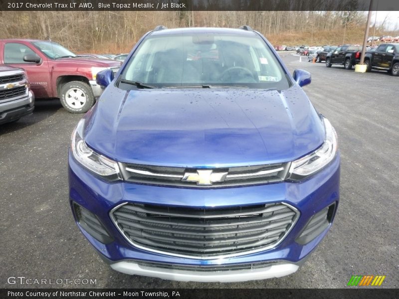 Blue Topaz Metallic / Jet Black 2017 Chevrolet Trax LT AWD