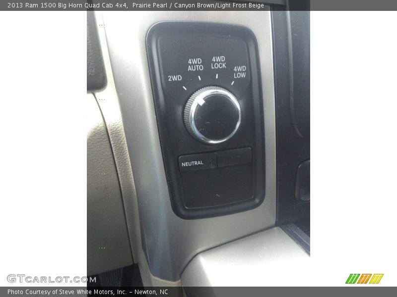 Prairie Pearl / Canyon Brown/Light Frost Beige 2013 Ram 1500 Big Horn Quad Cab 4x4
