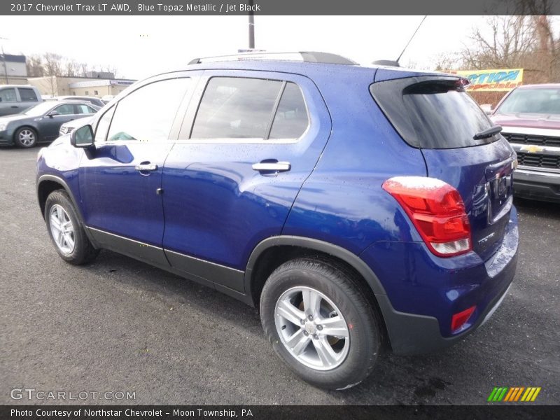 Blue Topaz Metallic / Jet Black 2017 Chevrolet Trax LT AWD